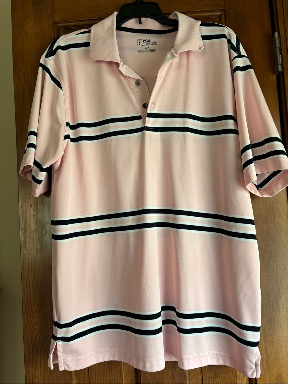 PGA TOUR Light Pink Performance Polo